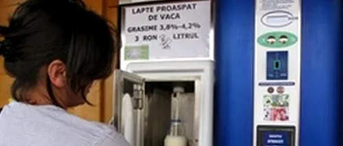 ANSVSA a suspendat activitatea a 32 de automate pentru distribuirea laptelui