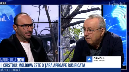 VIDEO Ion Cristoiu: „O mare problemă va fi, în curând, pentru noi, Moldova, pentru că se prăbușește economic. Au venit foarte mulți refugiați ucraineni, ei nu le-au luat niciun ban. E o țară aproape rusificată”