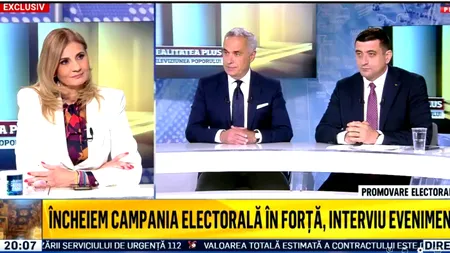 Călin Georgescu, în platoul Realitatea Plus alături de George Simion: „Suntem împreună, suntem o echipă”
