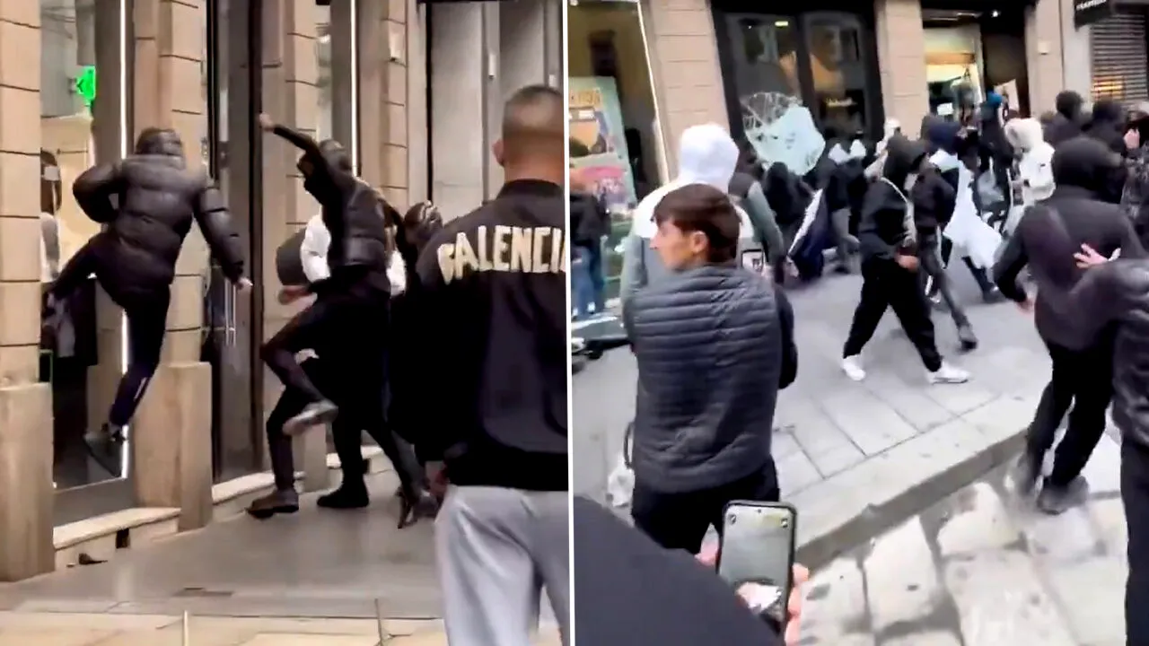 Bande de minori organizate pe social media au jefuit și vandalizat magazinele din centrul orașului Milano. Poliția a reținut 271 de persoane