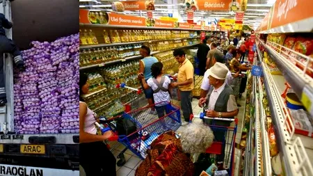 ANALIZĂ MEDIAFAX. De la graniță până la rafturi alimentele din import se scumpesc și de 20 de ori. Pepenele galben e importat cu 0,52 lei/kg și este vândut cu 10 lei