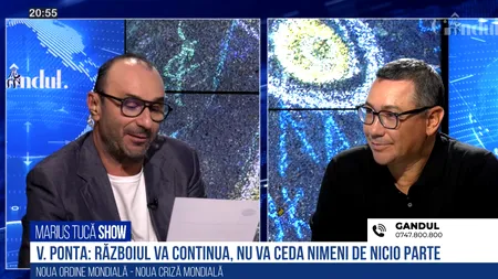 VIDEO Vor continua ostilitățile din Ucraina? Previziunile lui Victor Ponta: „Războiul va continua, nu va ceda nimeni de nicio parte. Europa pierde economic, iar America, China și Turcia vor câștiga. Putin moare de grija Europei, dar și-a distrus propria țară”