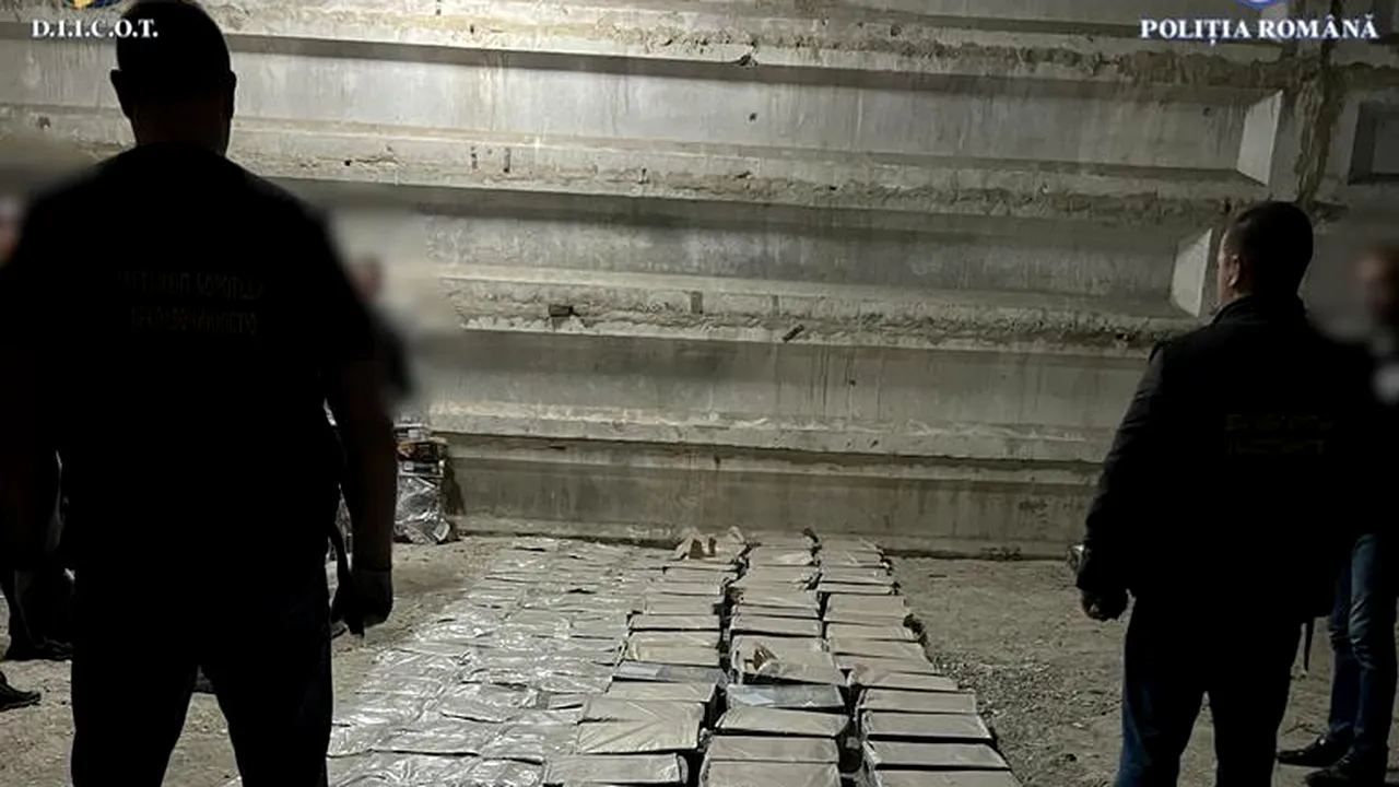 Percheziții DIICOT, după ce aproape 200 de kilograme de heroină au intrat în țară, prin Portul Constanța. Cum au fost ascunse drogurile