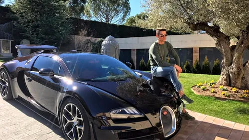 Bugatti Veyron-ul de 1,7 milioane de lire sterline al lui Cristiano Ronaldo s-a izbit de un zid în Majorca, în timp ce era condus de unul dintre angajații fotbalistului