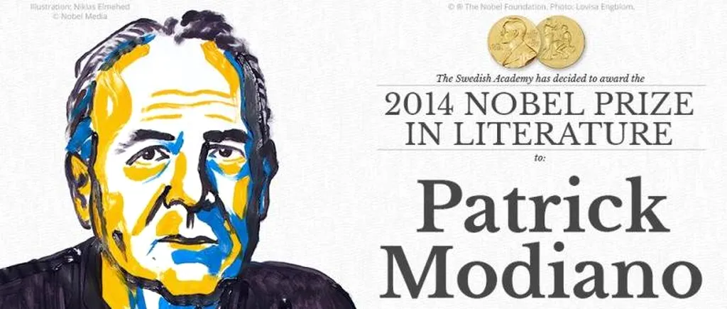 NOBEL 2014. Premiul Nobel pentru literatură a fost câștigat de scriitorul francez Patrick Modiano