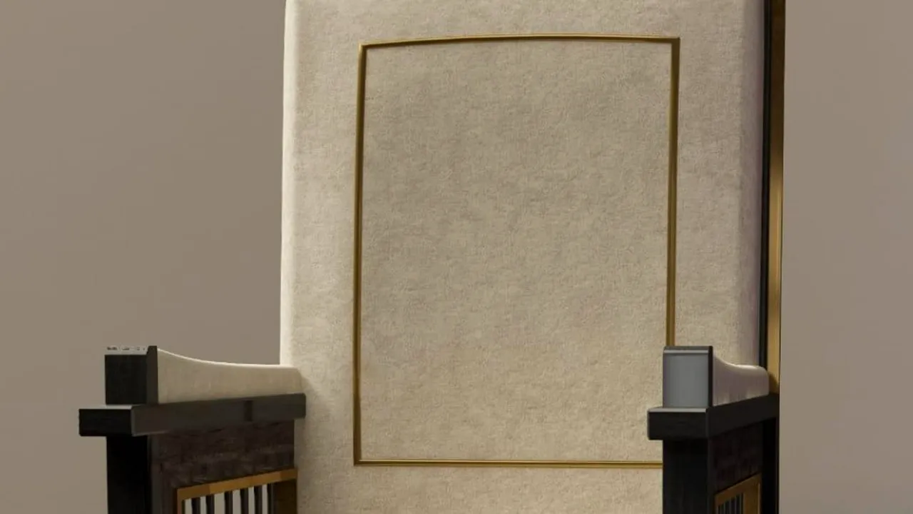 Scaunul folosit de Papa, la Blaj, plin de simboluri: A fost folosit lemn din închisorile comuniste Sighet și Gherla - FOTO