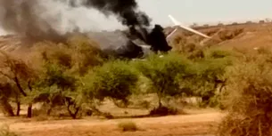 VIDEO | Prăbuşirea unui avion de tip Iliuşin-76 al armatei din Mali cu mercenari din Wagner la bord, surprinsă de o înregistrare video