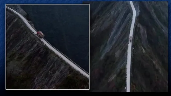 Drumul groazei. Orice greșeală pe această șosea înseamnă moarte