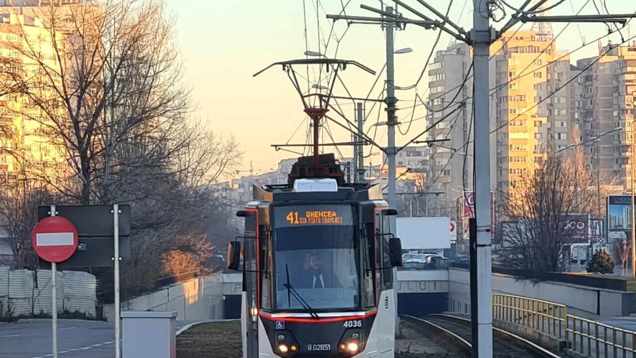 Anunț STB: Linia de tramvai 41, SUSPENDATĂ sâmbătă, 30 martie!/Ce alternativă de transport au bucureștenii