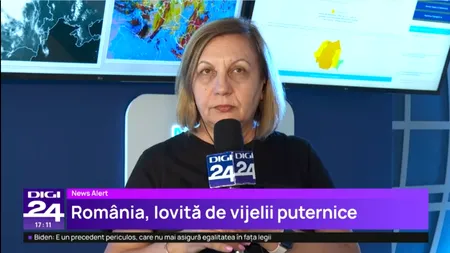 România, sub stăpânirea vijeliilor și a furtunilor. COD ROȘU și portocaliu în majoritatea zonelor din țară
