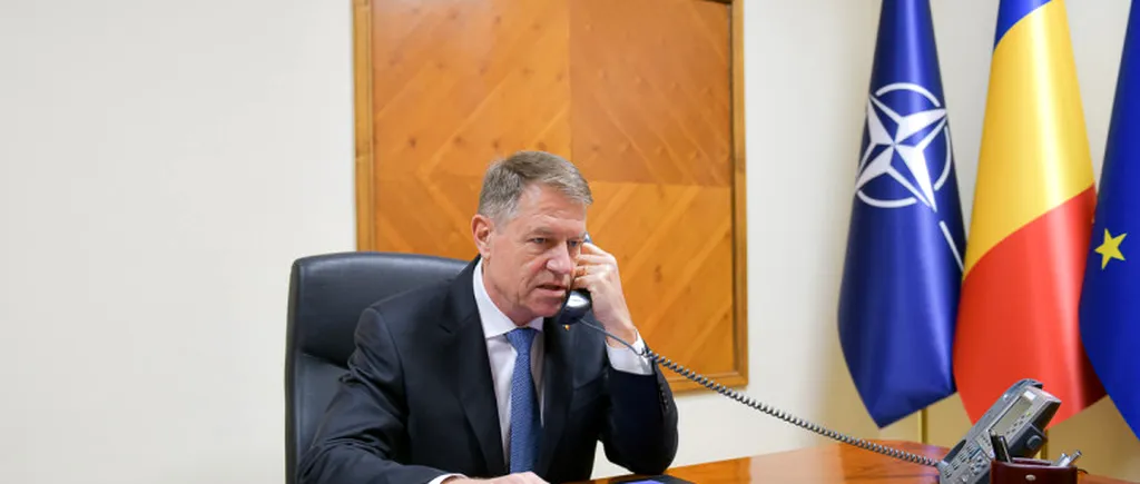 Klaus IOHANNIS a discutat la telefon cu Volodimir Zelenski despre sprijinul pentru Ucraina și consolidarea securităţii la Marea Neagră