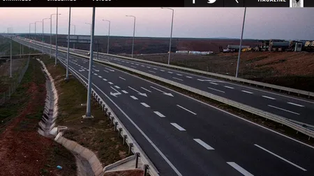 CNADNR anunță 80 - 90 de kilometri de autostradă deschiși circulației în 2015
