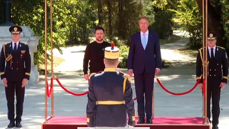 VIDEO | Volodimir Zelenski a ajuns în România. Liderul ucrainean este primit de președintele Klaus Iohannis. Surse: Discursul din Parlament, anulat