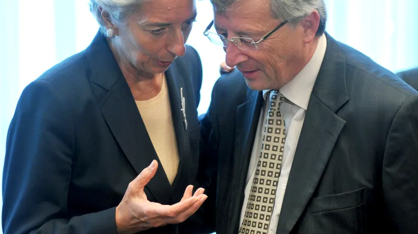 Directorul FMI și șeful Eurogroup s-au contrazis într-o conferință de presă pe tema datoriilor Greciei. Anunțul care a făcut-o pe Christine Lagarde să-și dea ochii peste cap