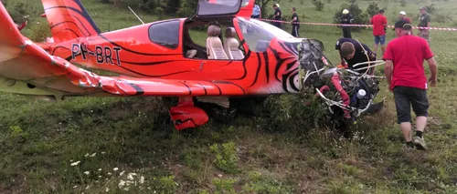 Cum explică accidentul, pilotul avionului căzut la Sibiu