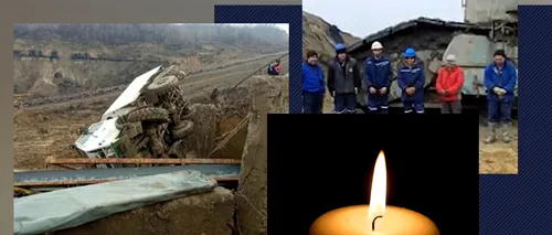 VIDEO. Moment de reculegere pentru minerii morți în accidentul de la Jilț / Cei trei bărbați au fost înmormântați sâmbătă