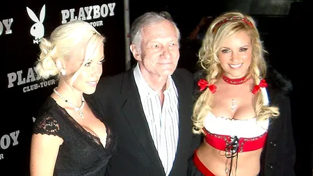 Hugh Hefner, fondatorul Playboy, s-a însurat de Anul Nou