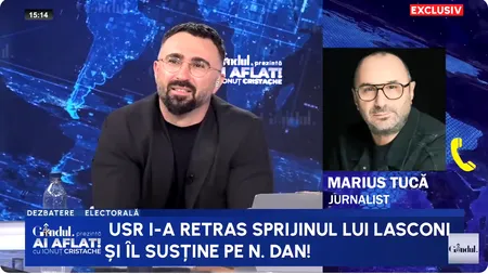 Marius Tucă: „În 30 de secunde au dat LOVITURĂ de stat”