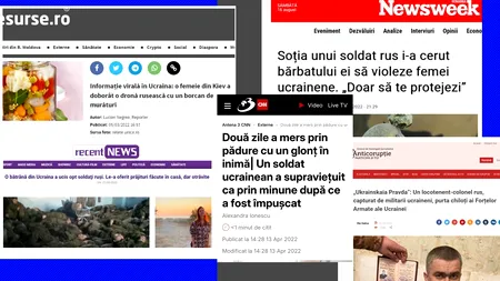 Colecție de titluri ANTOLOGICE, după 3 ani de război în Ucraina. Murăturile-arme de asalt, capra eroină, fursecurile otrăvitoare, sosia lui Putin