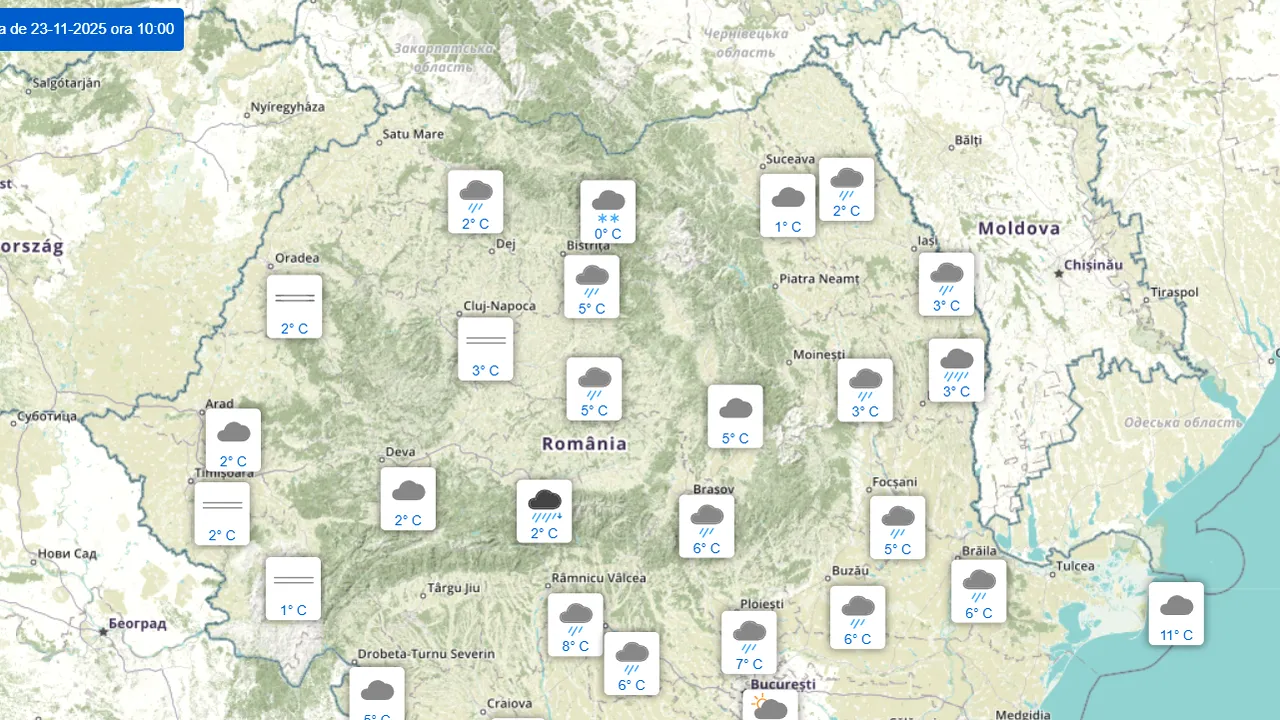 Vortexul polar lovește România. Alertă de ninsori, iar temperaturile scad sub 0 grade Celsius. Anunțul oficial al ANM, pentru Gândul