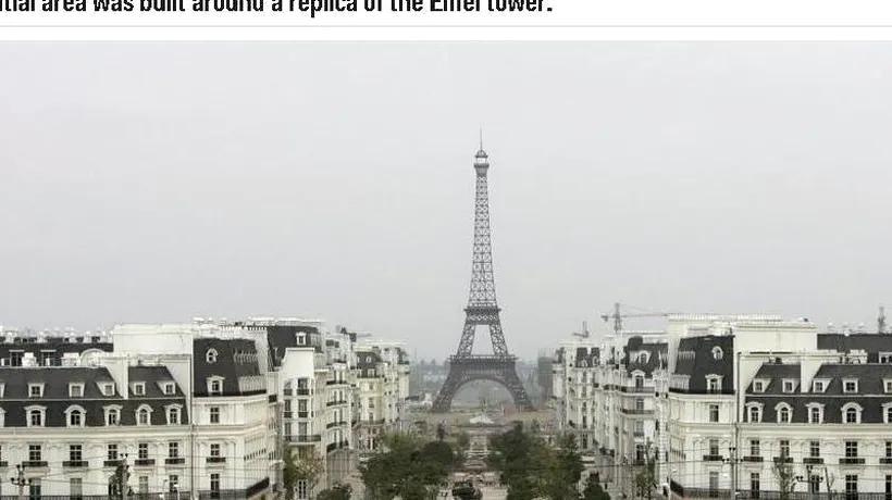 Cum arată micul Paris din China. VIDEO