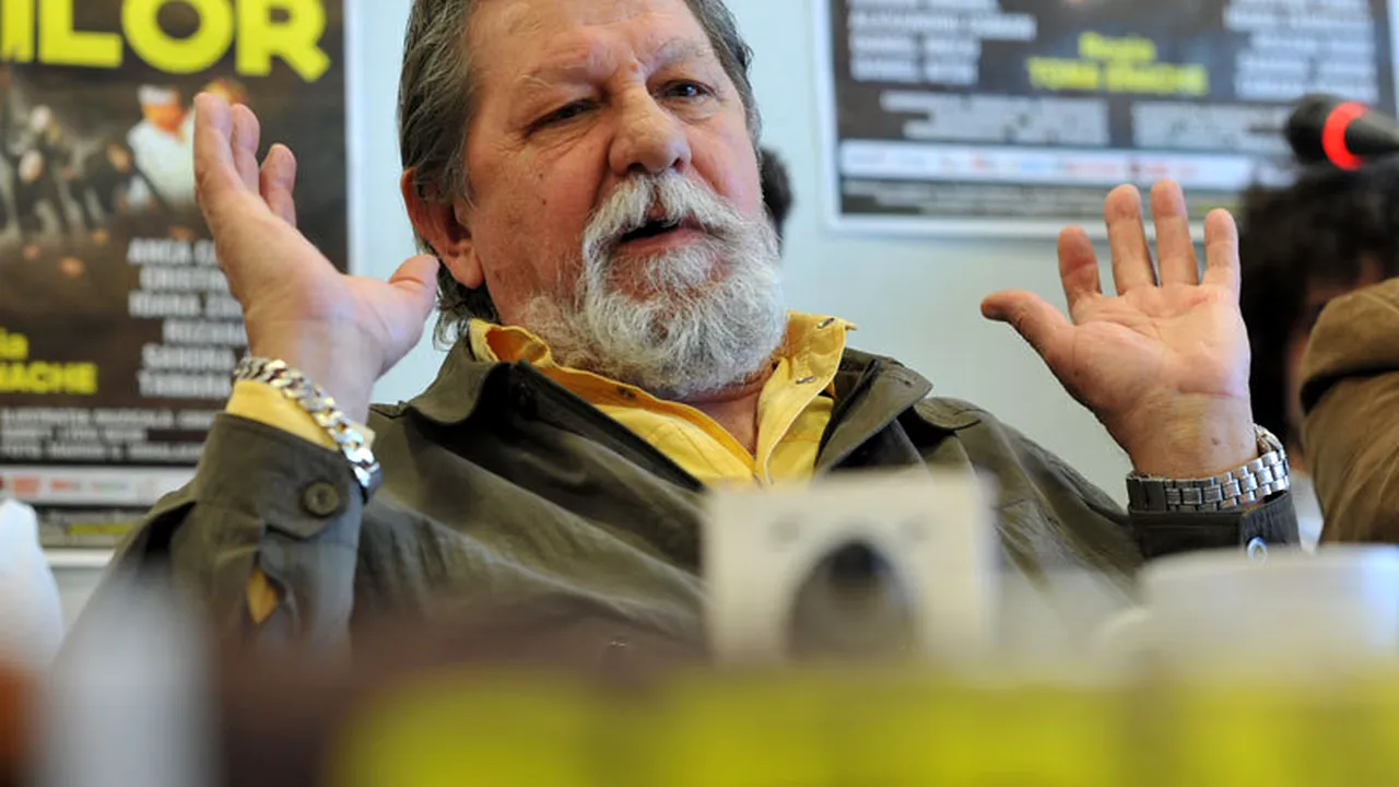 Actorul Sebastian Papaiani, în stare critică. Medicii sunt rezervați cu privire la starea lui de sănătate