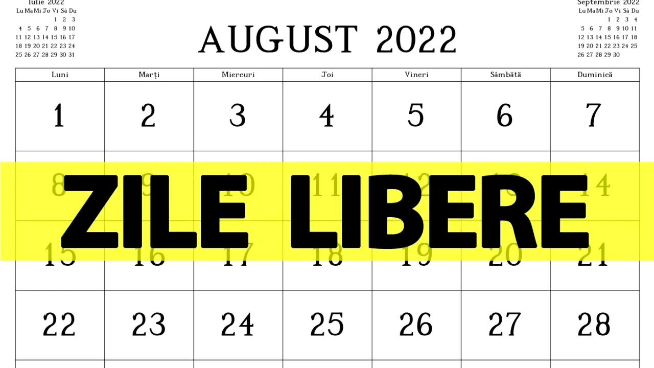 Zile libere 2022 | E oficial! Minivacanță de 3 zile pentru toți salariații din România