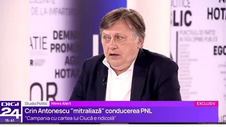 Crin ANTONESCU, contestatarul orientării liberale a președintelui României: Cu ce a fost domnul IOHANNIS un președinte de dreapta?