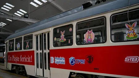 Tramvaiul Iepurașului iese pe traseu în București. De ce surprize vor avea parte copiii