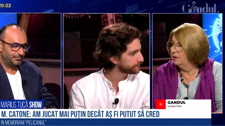 VIDEO | Magda Catone, despre teatrul pe timp de pandemie: „Am jucat mai puțin decât aș fi putut să cred. Mi se pare, însă, că a fost un joc reușit din partea celor care l-au organizat”