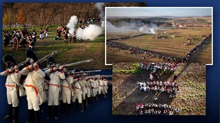 Mii de oameni s-au adunat în Cehia pentru a reconstitui Bătălia de la Austerlitz, cea mai faimoasă bătălie a lui Napoleon