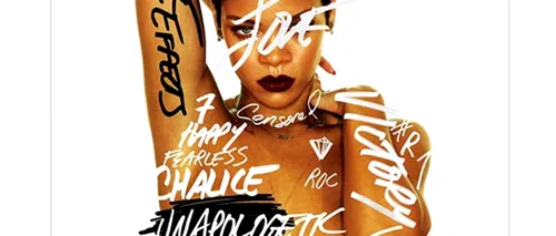 Rihanna - topless, pe coperta noului său album