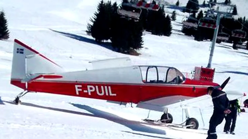 O schioare a fost accidentată grav de un avion de mici dimensiuni într-o stațiune din Alpii francezi