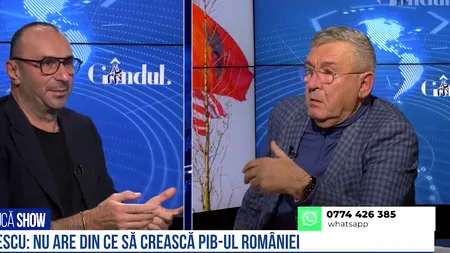 VIDEO | Cornel Nistorescu, jurnalist: „PIB-ul nu poate crește din cumpărături și vacanțe”