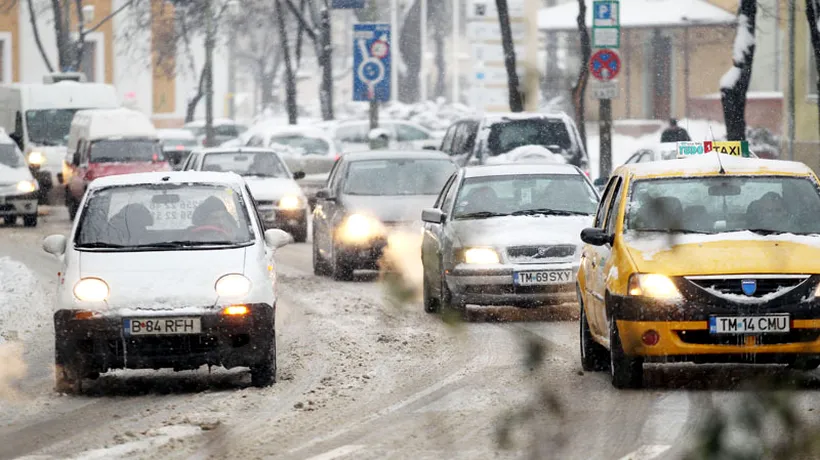 AVERTIZARE COD GALBEN de ninsori și viscol în aproape toată țara