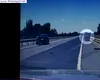 Accident teribil pe Autostrada Soarelui. O mașină a zburat în urma impactului
