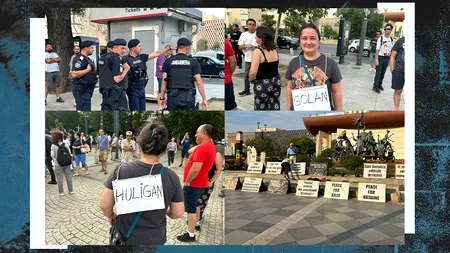 Protestul față de instituirea doliului național a fost îmbrăcat în haina comemorării, pentru a nu fi nevoie de autorizație