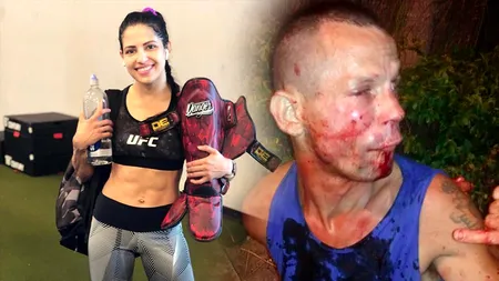 Cel mai ghinionist hoț din lume! A încercat să-i fure telefonul unei campioane MMA - VIDEO viral!