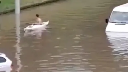 Ciclonul a provocat inundații în Bulgaria - FOTO&VIDEO