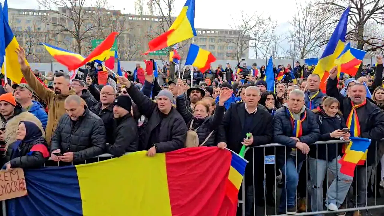 AMENZI, în valoare de 32.000 de lei și o sesizare pentru distrugere, la mitingul pro-Georgescu