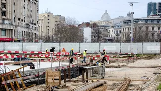 Lucrările de refacere a Planşeului Unirii au depășit pragul de 60%. Primul tronson a fost finalizat