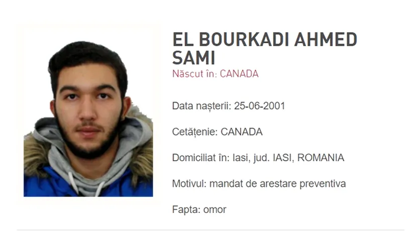 Suspectul dublei crime din Iași a fost prins în Italia