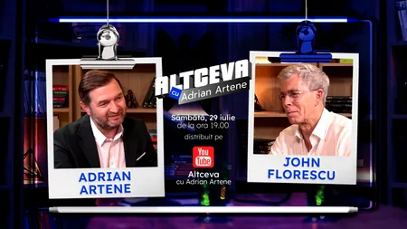 Celebrul producător TV american de origine română, John Florescu, este invitat la podcastul ALTCEVA cu Adrian Artene