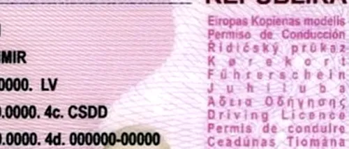 Detaliul de pe permisul de conducere care îl putea costa scump pe un tânăr