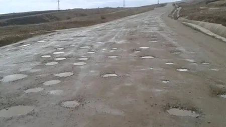 Imaginea dezastrului din infrastructura din România