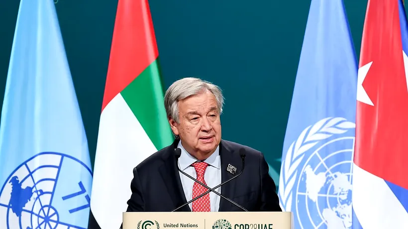 Antonio Guterres avertizează că sistemul umanitar din Fâșia Gaza este în pragul ”colapsului”, cu riscul anarhiei