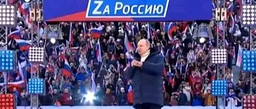 Putin, sabotat la mitingul pro-război de televiziunea publică Rossia-24