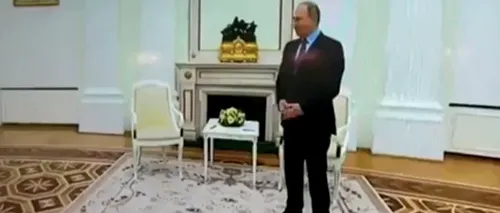 VIDEO| Noi imagini șocante cu Vladimir Putin. Președintele rus, filmat în timp ce ”tremură incontrolabil”