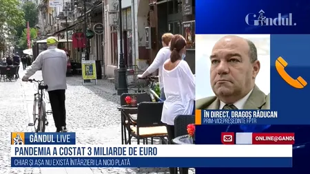 GÂNDUL LIVE. Dragoș Răducan, prim vicepreședinte FPTR: E anormal ca un turist la tratament în stațiunea balneară să meargă în pijama și în halat să servească masa pe terasă