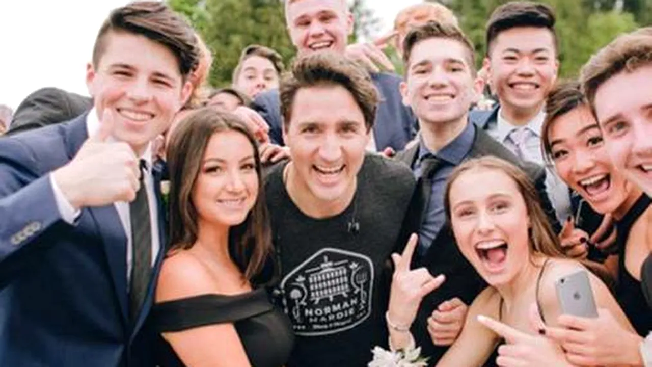Trudeau, din nou viral pe rețelele de socializare. Fotografia care a stârnit hohote de râs 